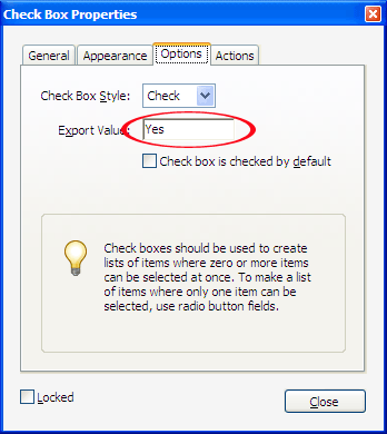 cannot select no color for checkbox in adobe acrobat dc mac